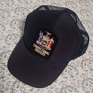 Vintage 90's New York Correctional Services Prison Trucker Hat